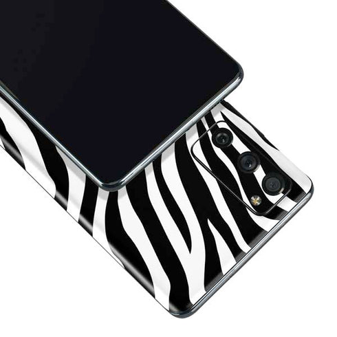 Zebra Print Galaxy S20 Fan Edition Skin